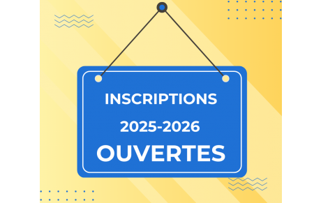 Inscriptions 2025-2026